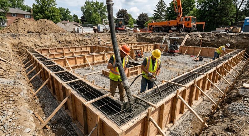 Concrete Foundation Pouring Service